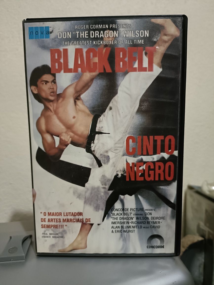 Filmes de artes marciais em Vhs