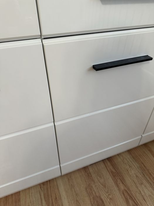 Komoda fever biały połysk BRW 150 cm