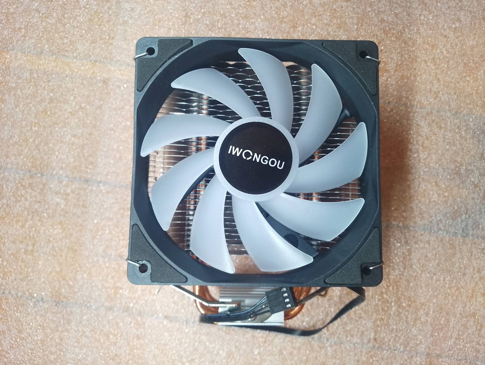 Кулер для процессора TDP 160W AMD IWONGOU RGB 4pin 4 теплотрубки
