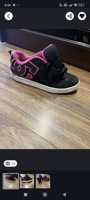 Продам кроссовки дутые DC