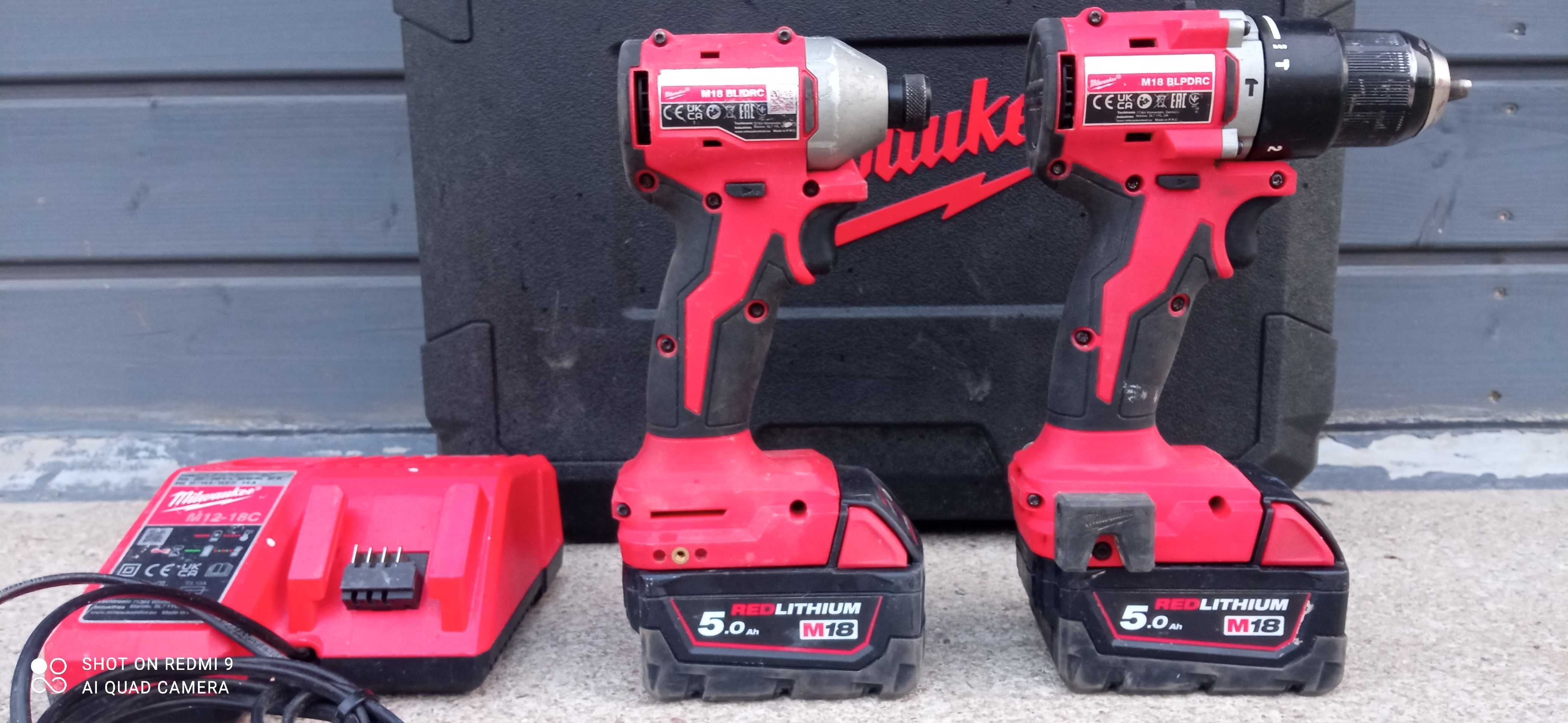 Wkrętarka i Zakrętarka Milwaukee 18v 2x5ah BLCPP2A-502C
