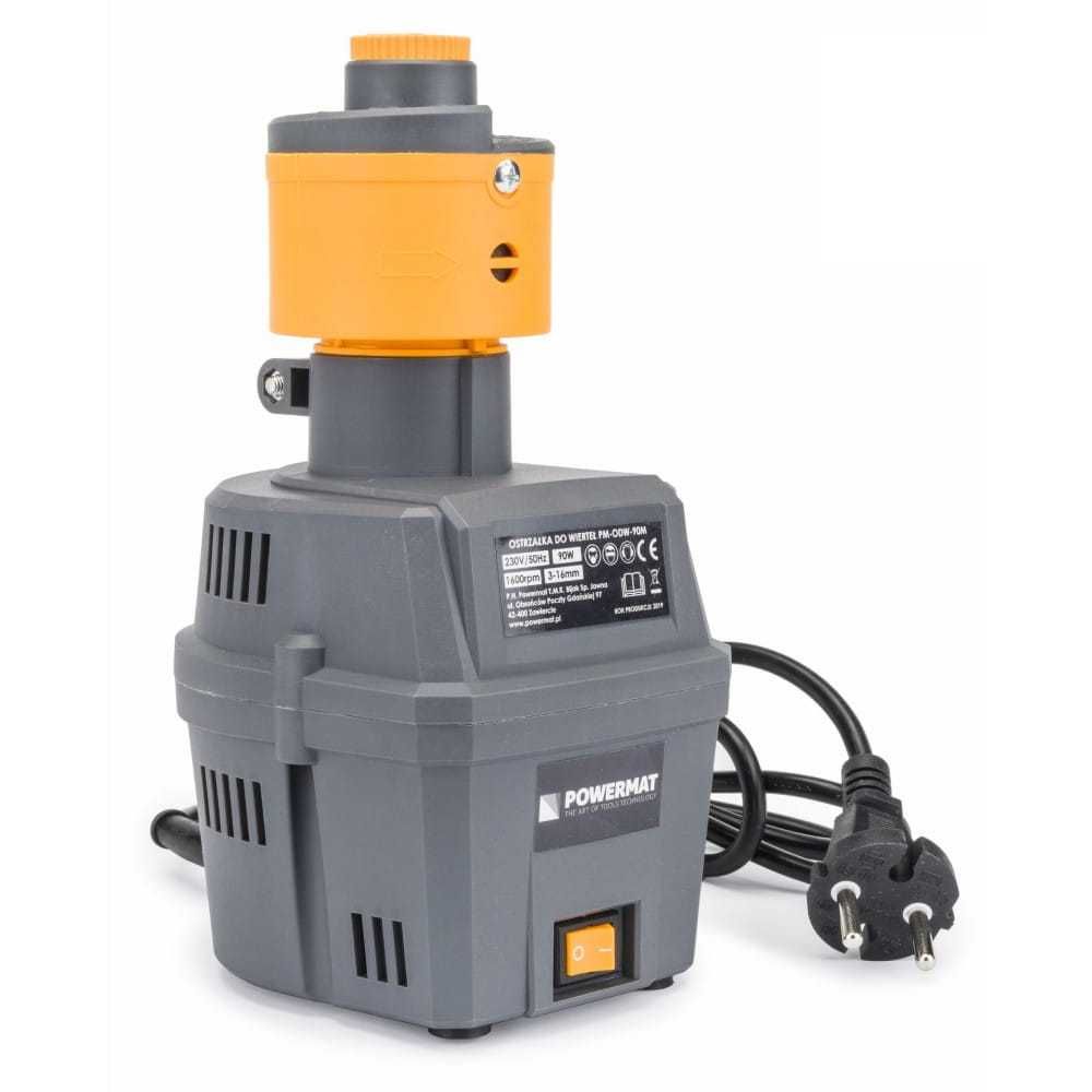 POWERMAT Ostrzałka Do Wierteł Dwoma Adapterami 90w Korundowe PM0731