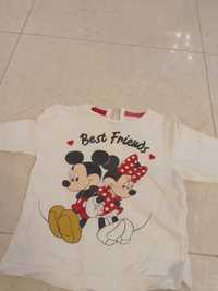 Camisola da Minnie Disney Club tamanho 12 meses