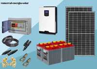 Kit Solar Isolado 4 2500|5000 Wh/dia tubular