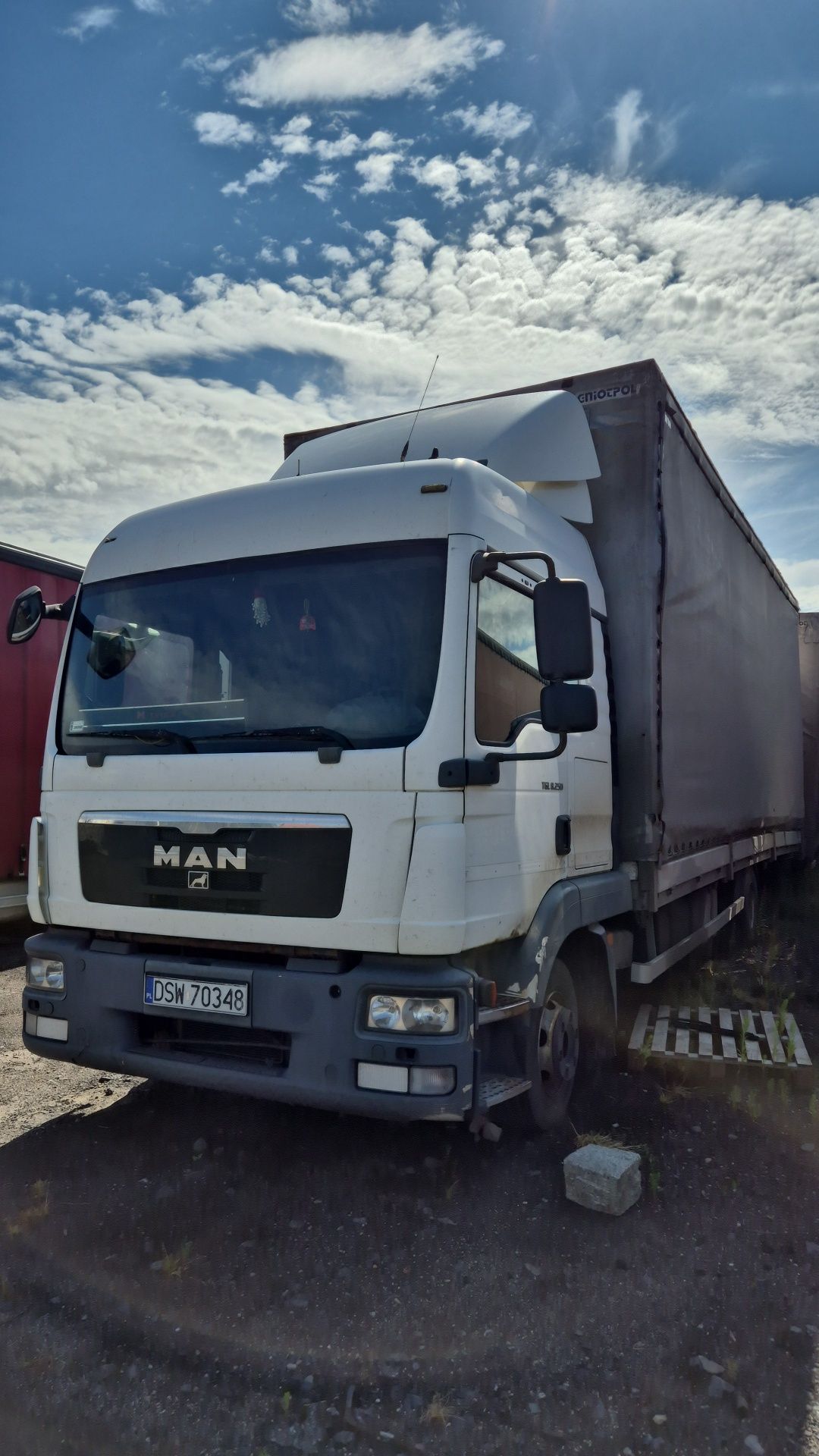 Daf lf 45 ciągnik, zestaw man tgl 8.250