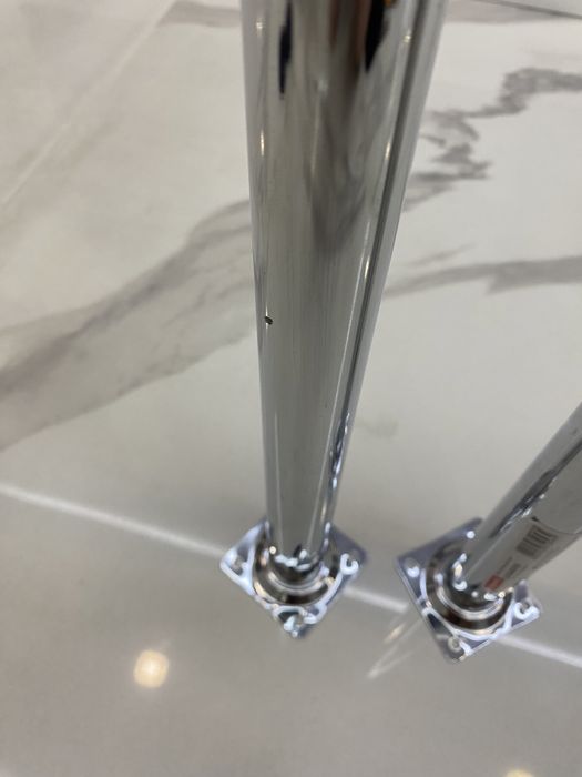 Ніжка меблева кругла Larvij хром (L61R40CH30)