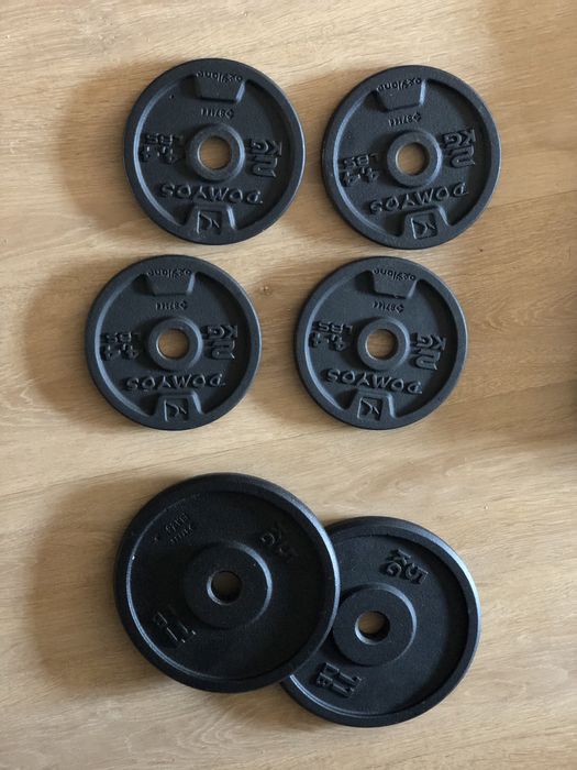 Kit Completo de Musculação com Maleta (como NOVO!)