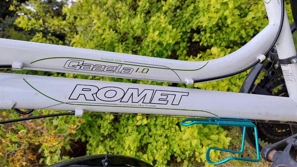 Rower trekkingowy Romet Gazela rama 19 cali koło 28 " biały