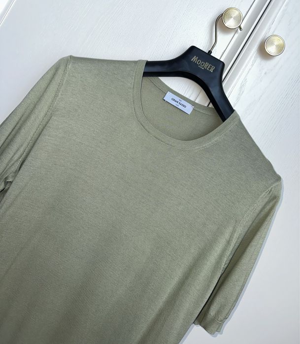 Трикотажная футболка из шелка Gran Sasso