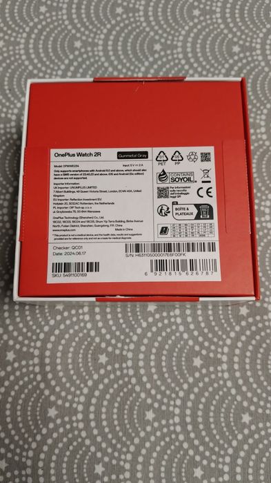 Smartwatch OnePlus Watch 2R 47mm NFC IP68 1,43'' Czarny