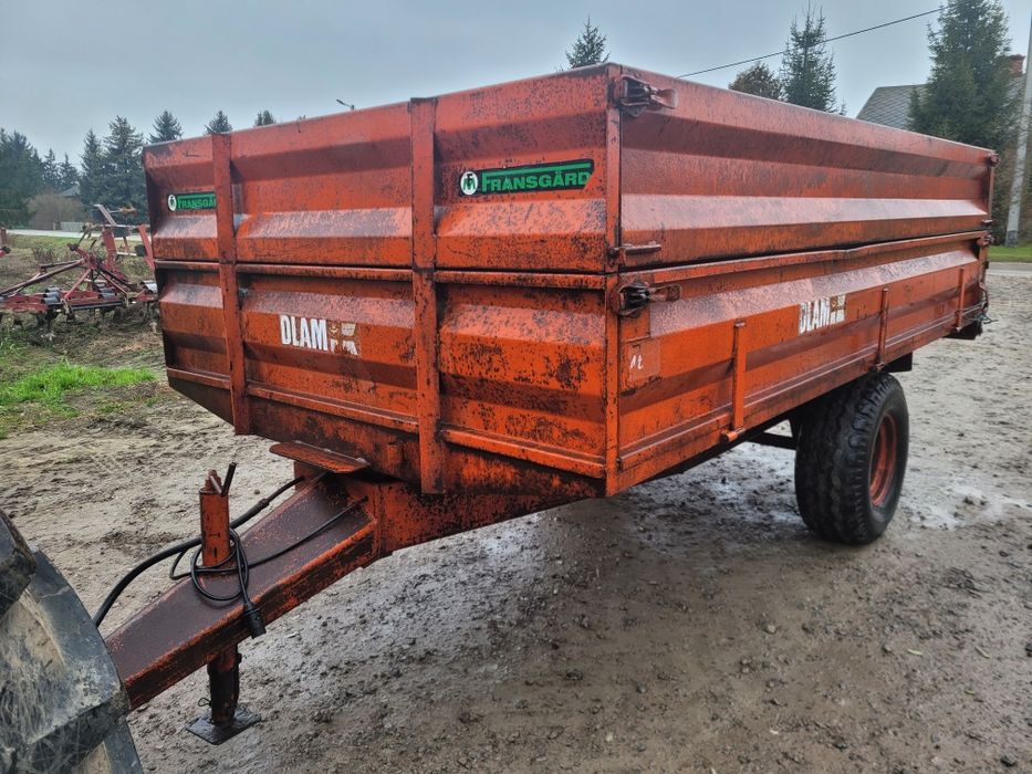 Przyczepa Rolnicza Wywrotka Fransgard 4.5tony Sprowadzona