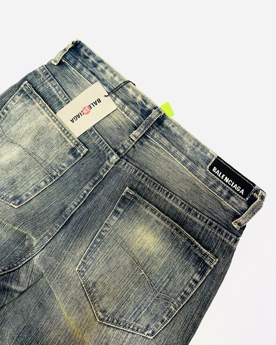 Джинсы штаны Balenciaga jeans flared opium archive erd washed M-L