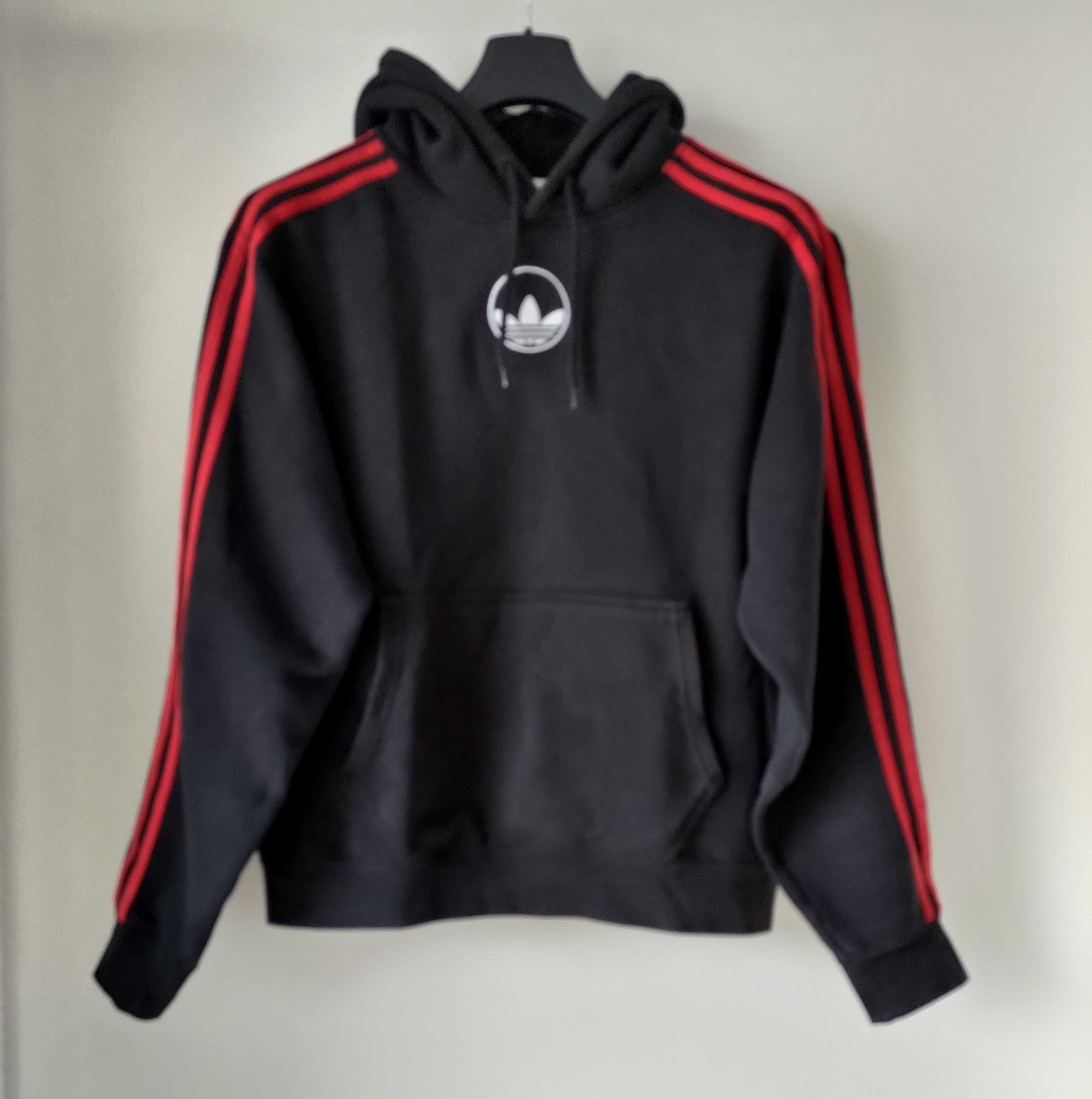 Bluza Adidas Circle Trefoil Hoodie czarna r.M