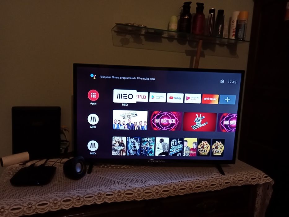 Microondas mais TV 32 polegadas