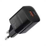 Ładowarka sieciowa Choetech Pd5006 GaN Usb-a / Usb-c 33w Pd Qc - czarn
