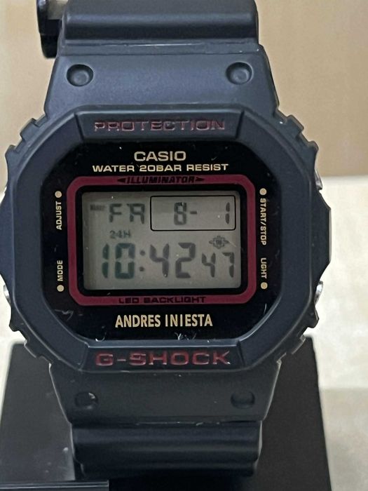 Zegarek Casio Andres Iniesta dw-5600ai, wodoszcz 200m/Komis Krzysiek