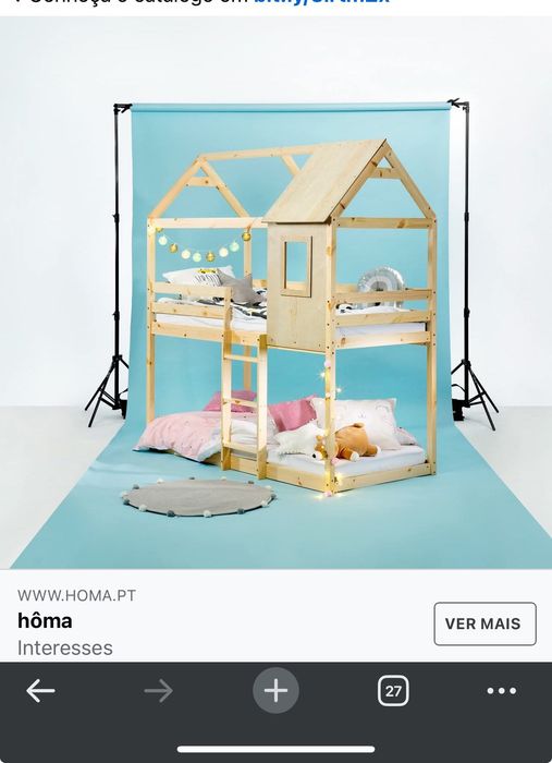 Cama beliche criança hôma