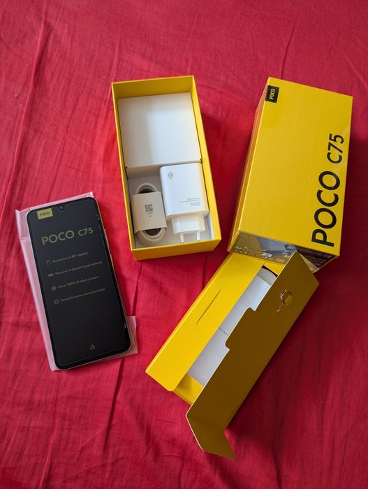 Продам Новий POCO C75 6/128GB Gold,Black.NFC.33W.