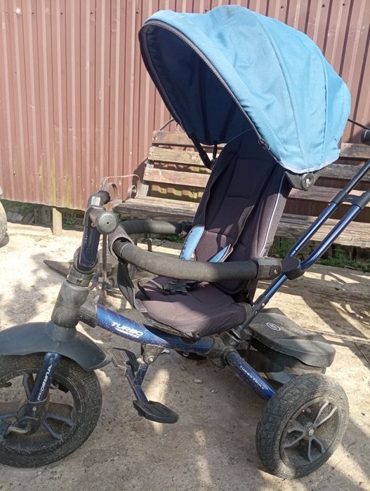 Триколісний велосипед M 4058-10 Turbo Trike колясочного типу