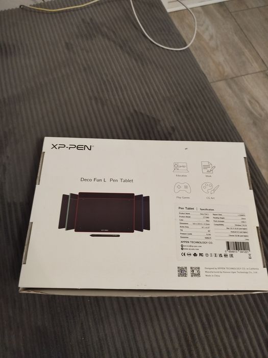 XP-PEN Deco Fun L - Niebieski