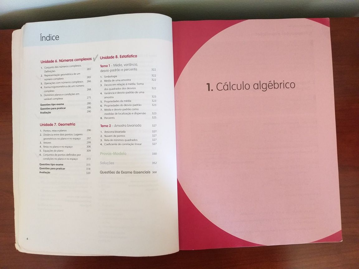 Matemática A - Preparação para exame final 12°ano (portes incluídos)