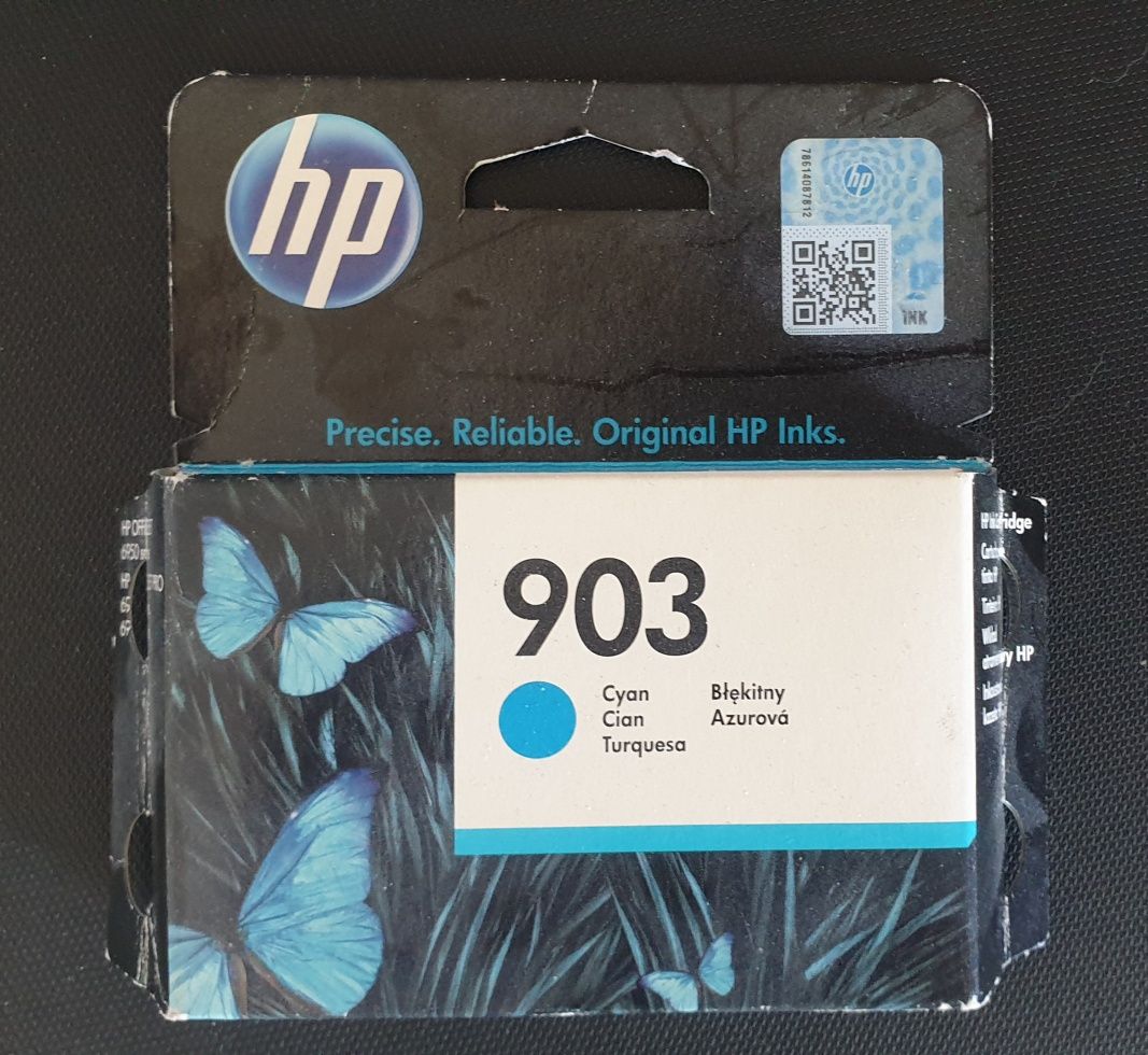 Tusz HP 903 błękitny