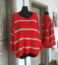 Sweter oversize orange