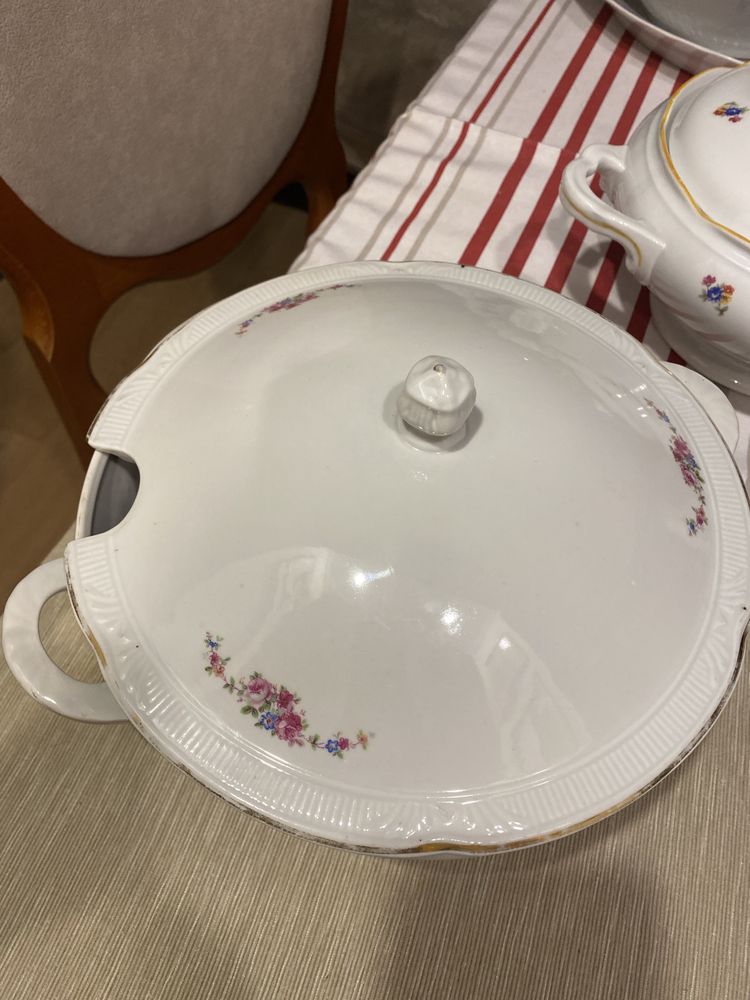 Waza porcelanowa Chodzież duza 3 L