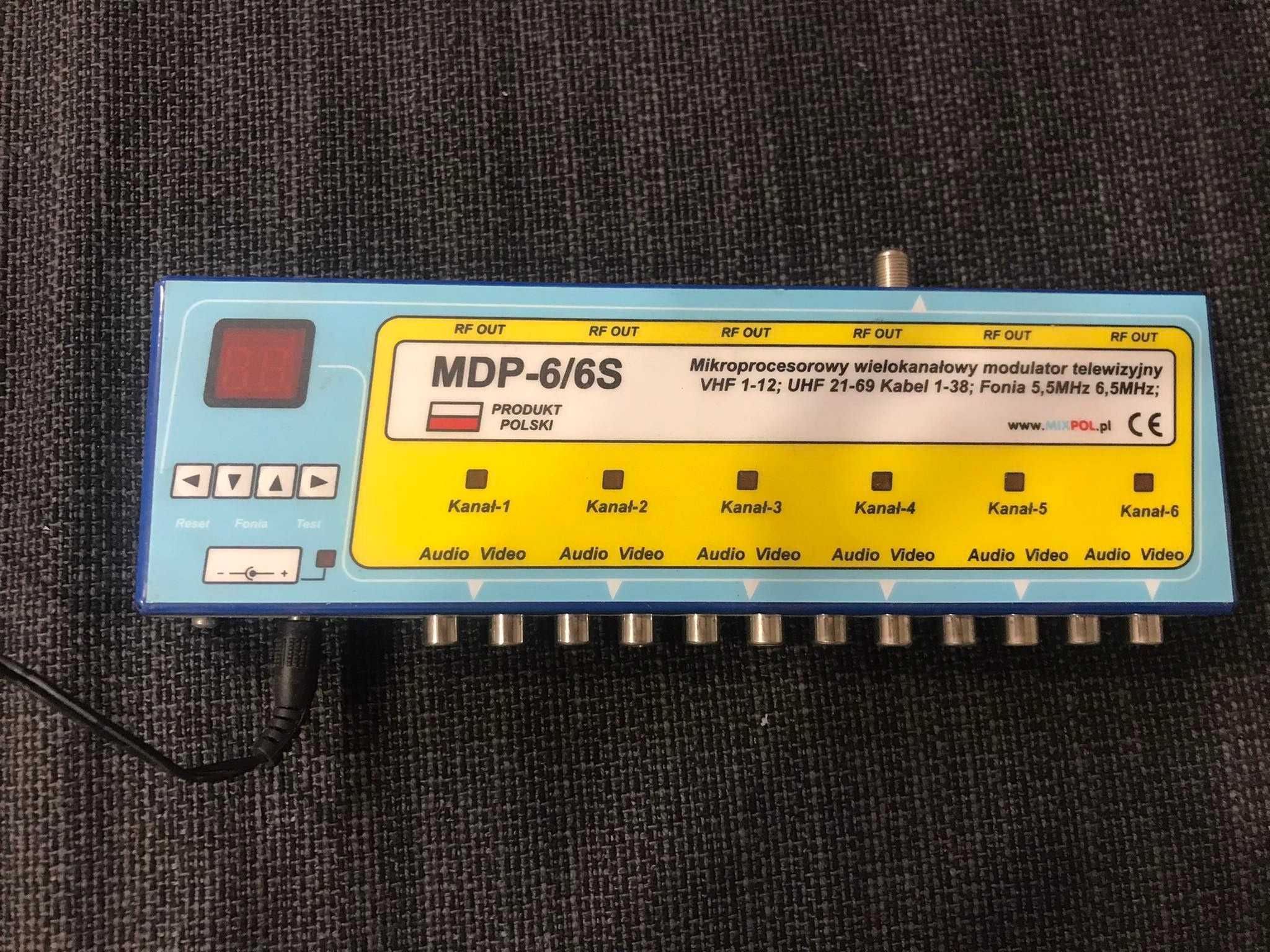Modulador Dipol 6 canais analógicos (como novo)