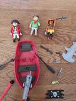 Piraci Playmobil łódka piracka z rekinem