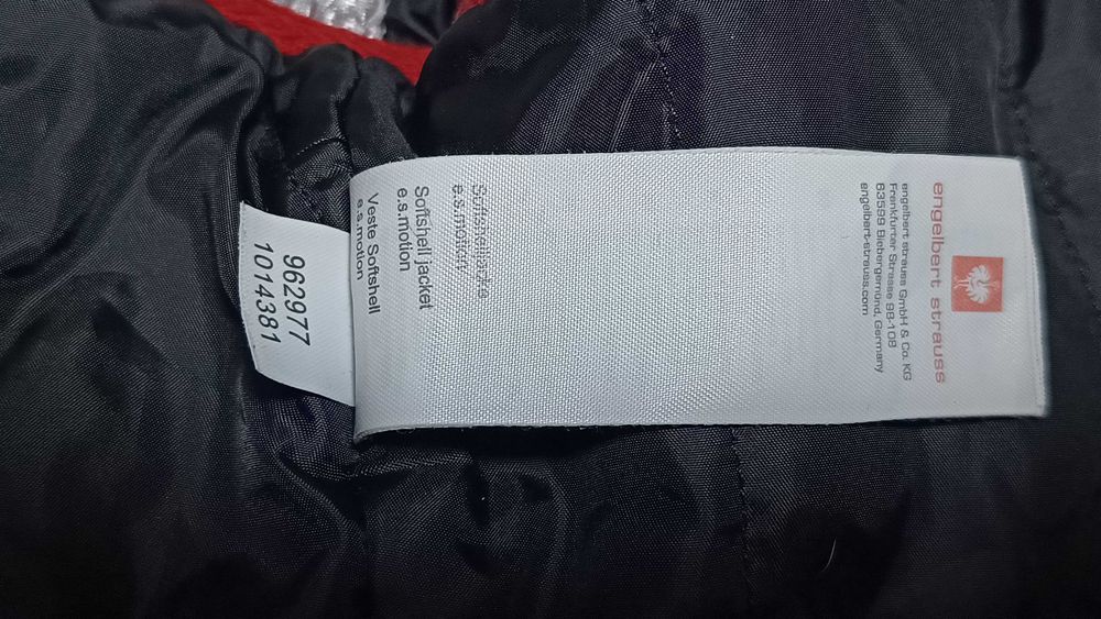 Męska zimowa kurtka softshell ENGELBERT STRAUSS MOTION r.M st.idealny