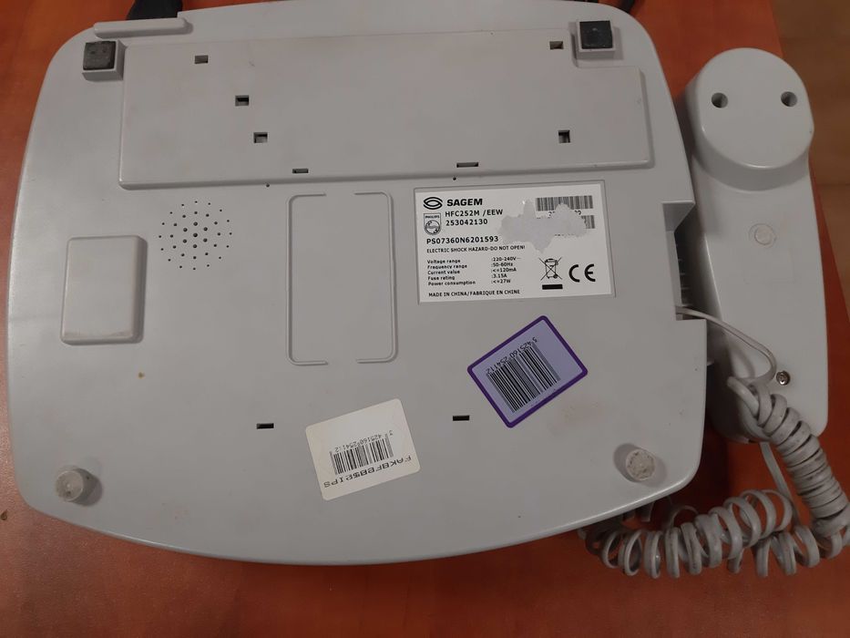 Telefon stacjonarny Philips z faxem