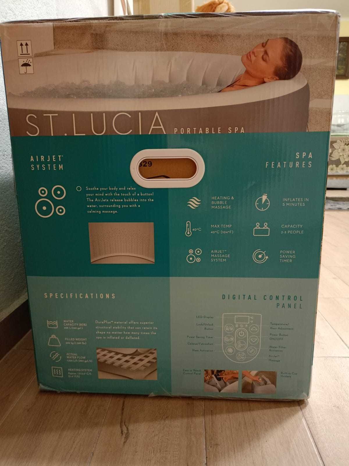 Dmuchane JACUZZI Lay-Z St. Lucia 3 osobowe Bestway