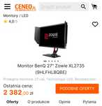 BenQ 27 Zowie XL 2735 monitor na sprzedaż
