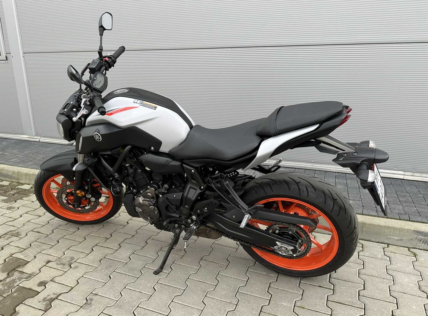 Yamaha MT 07  super stan niski przebieg 2020