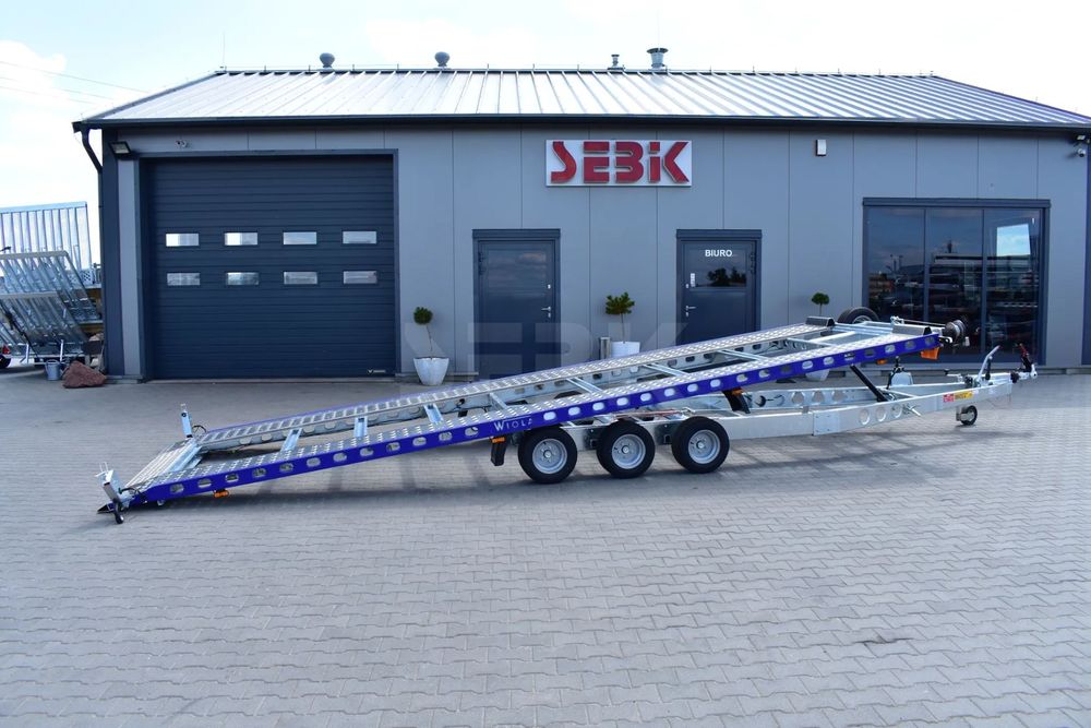 Wiola Laweta L35G65P uchylana hydraulicznie.  Super niska laweta - rewelacyjna do transportu busów - DOSTAWA