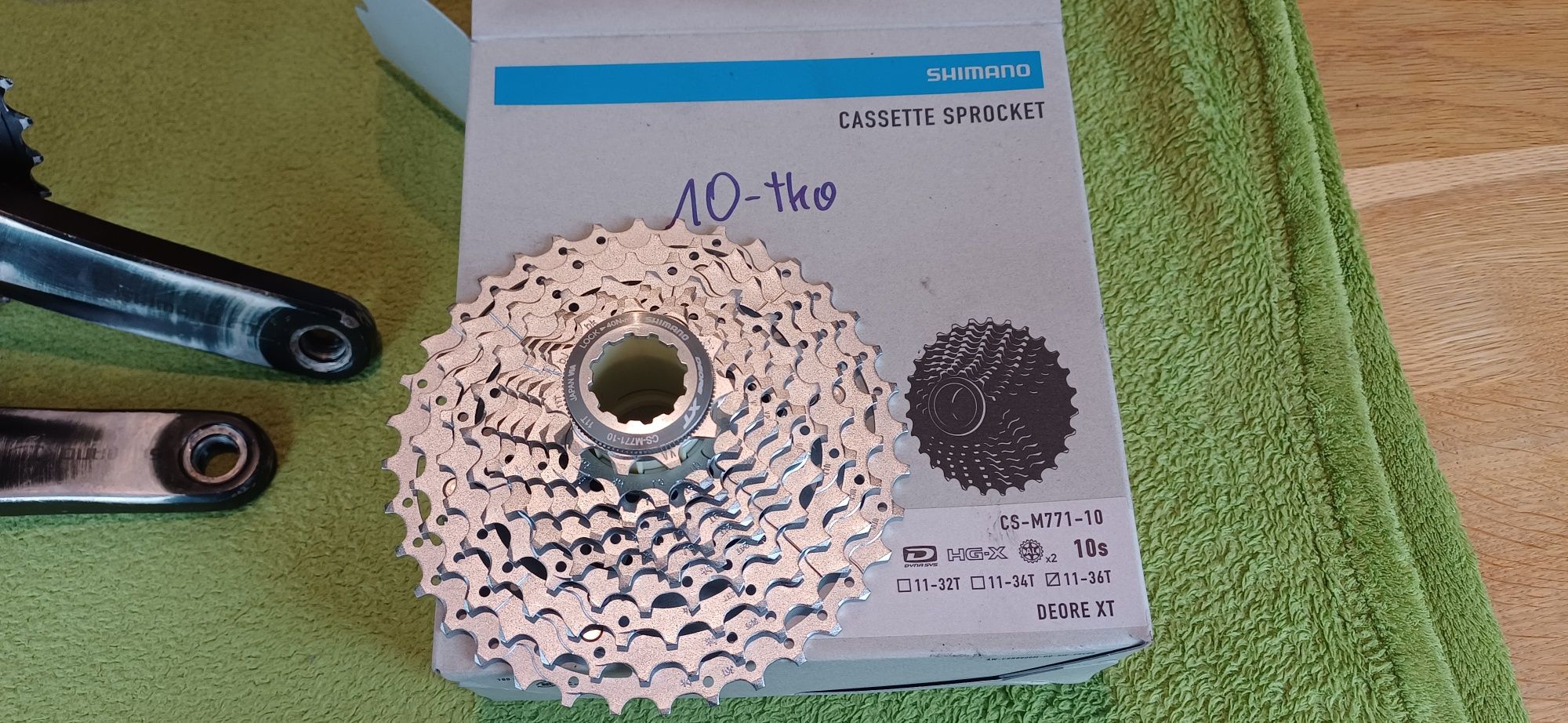 Shimano XT 3x10 grupa Używane z Nowymi częściami
