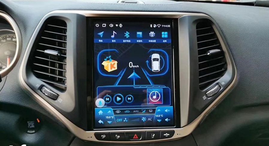 Radio nawigacja TESLA Android JEEP Cherokee V 2014- WiFi Bluetooth GPS