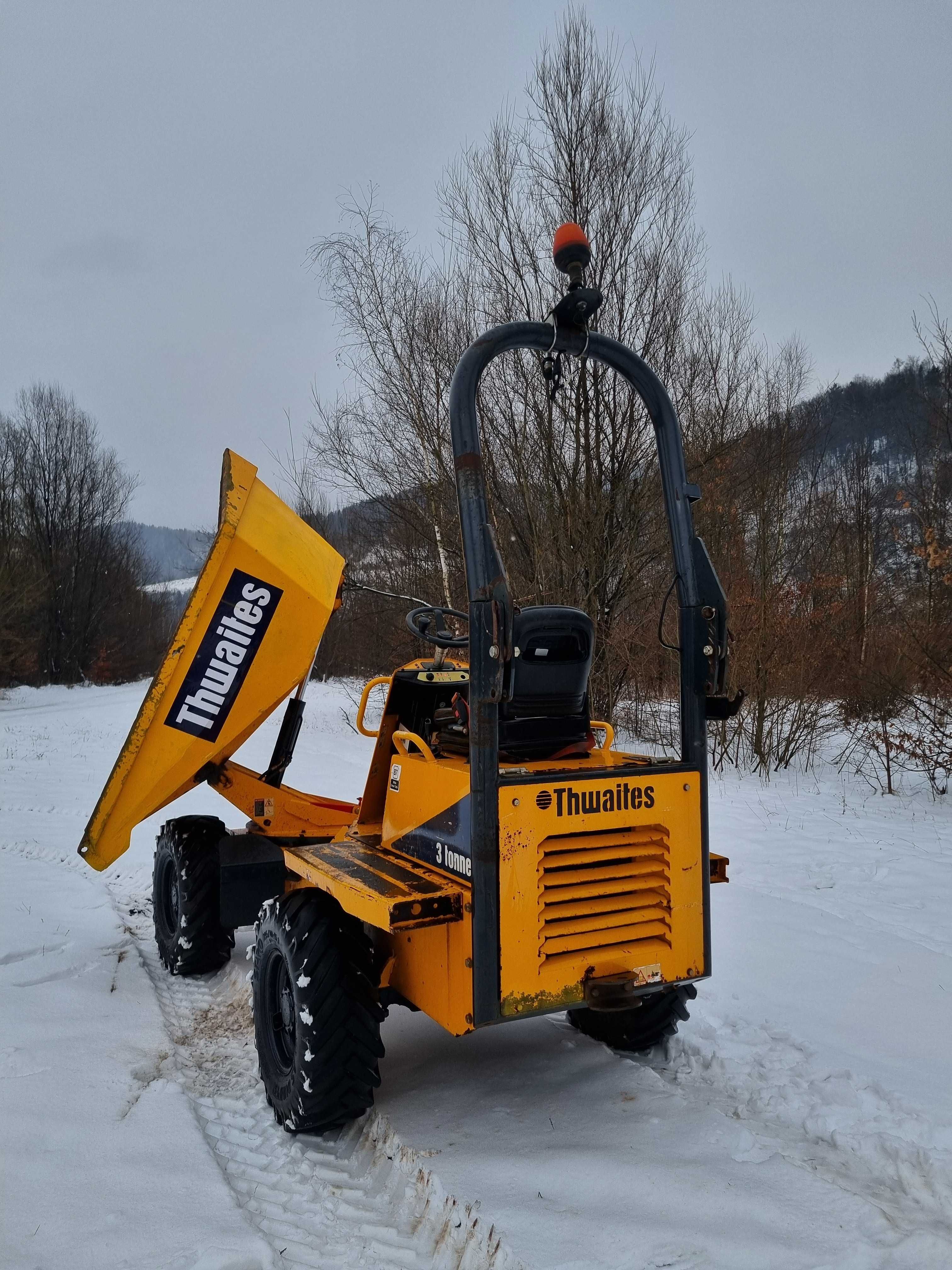 Wozidło 3t Thwaites JAK NOWE 2018r Import Norwegia 1530h KIPER+OBRÓT!