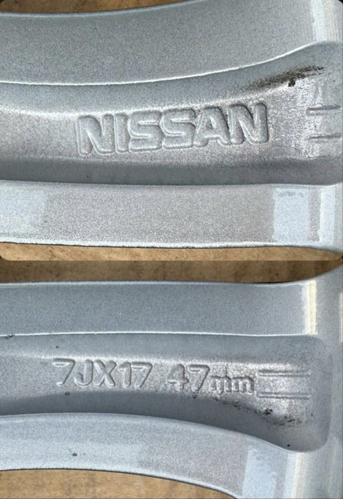 Oryginalne felgi Nissan X-trail Juke Pulsar Qashqai 5x114.3 17" TPMS