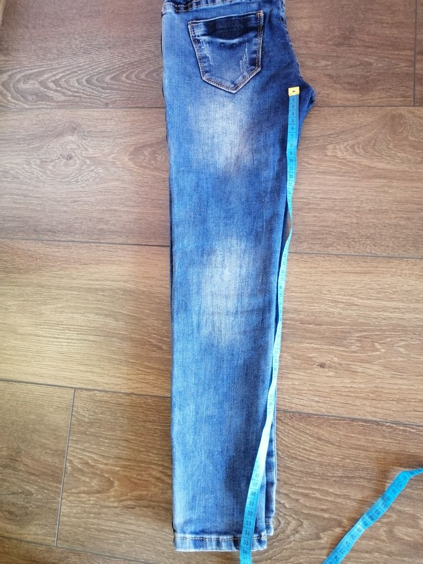 Модняві джинси унісекс на резинці на 6-7років