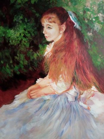 Obraz Portret Panienki Irene Cahen Danvers - Auguste Renoir