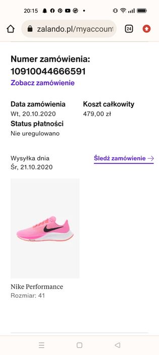 UNIKALNE różowe Nike Air Zoom Pegasus 37