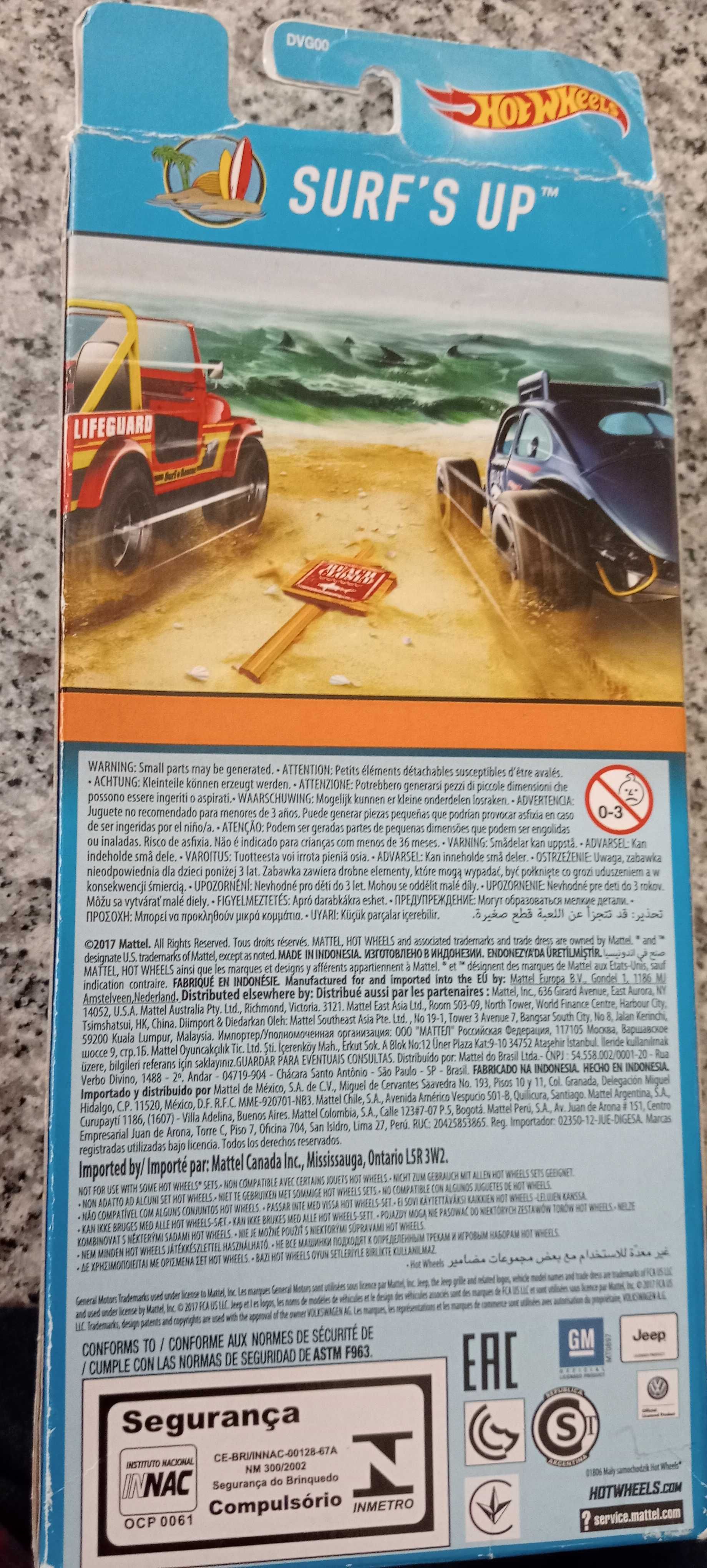 Hotwheels pack 5 Surf's up