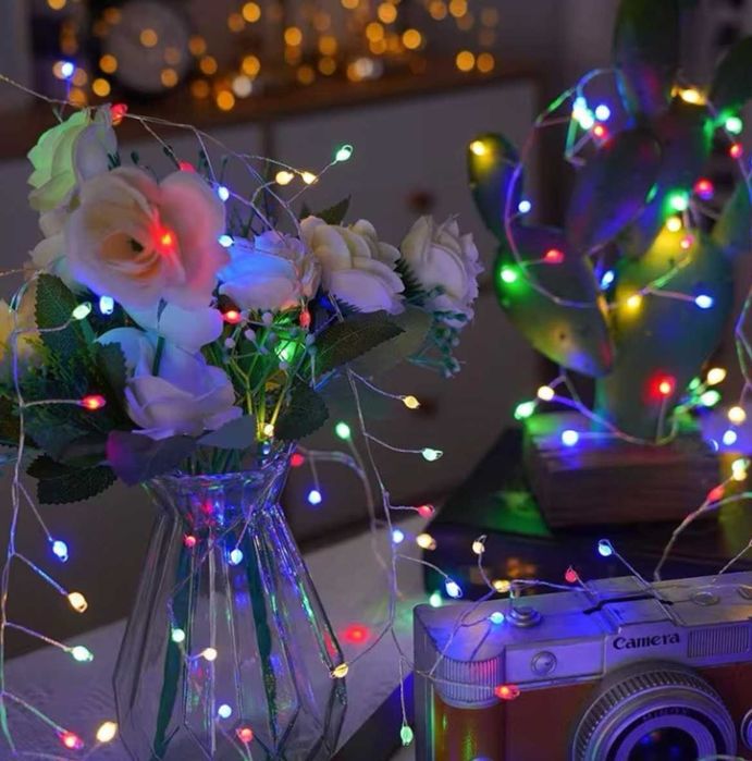 Гирлянда лапка роса нить Гірлянда хвойна лапка роса нитка