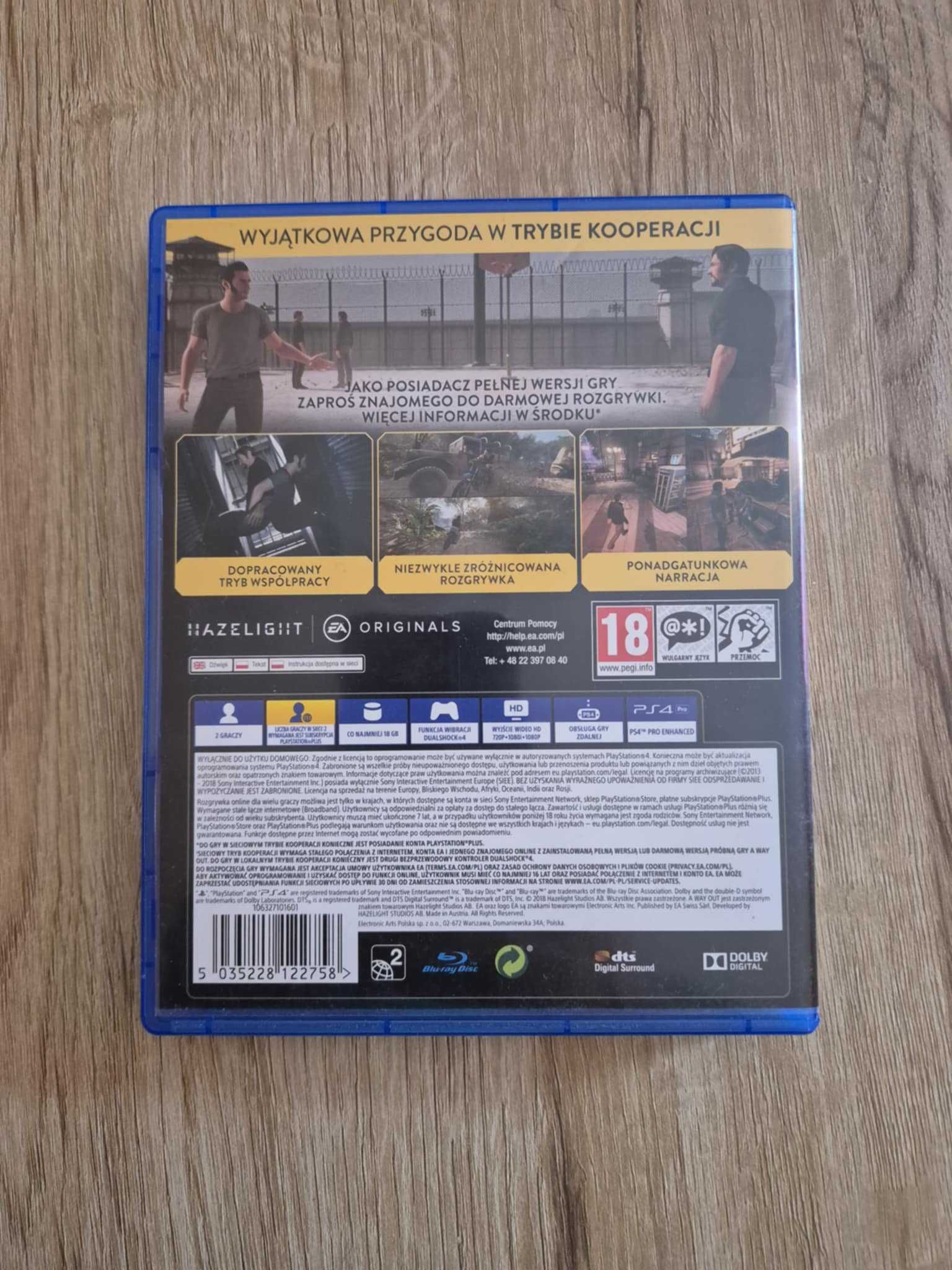 Gra A Way Out PS4