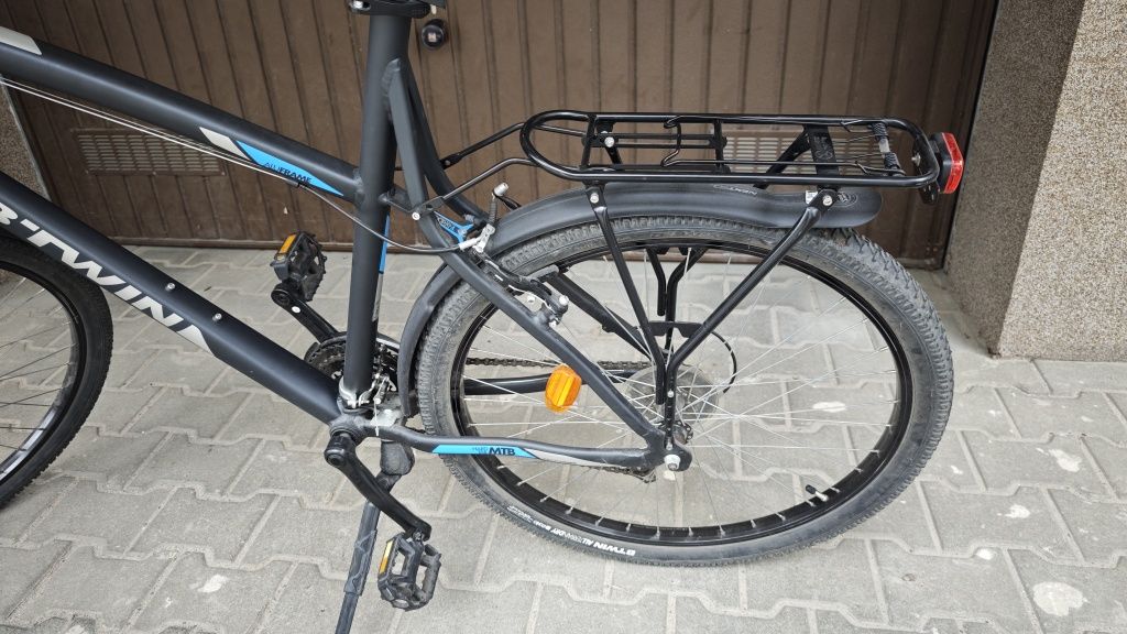Rower B-TWIN ROCKRIDER 340 XL 26" + Błotniki+ Bagażnik