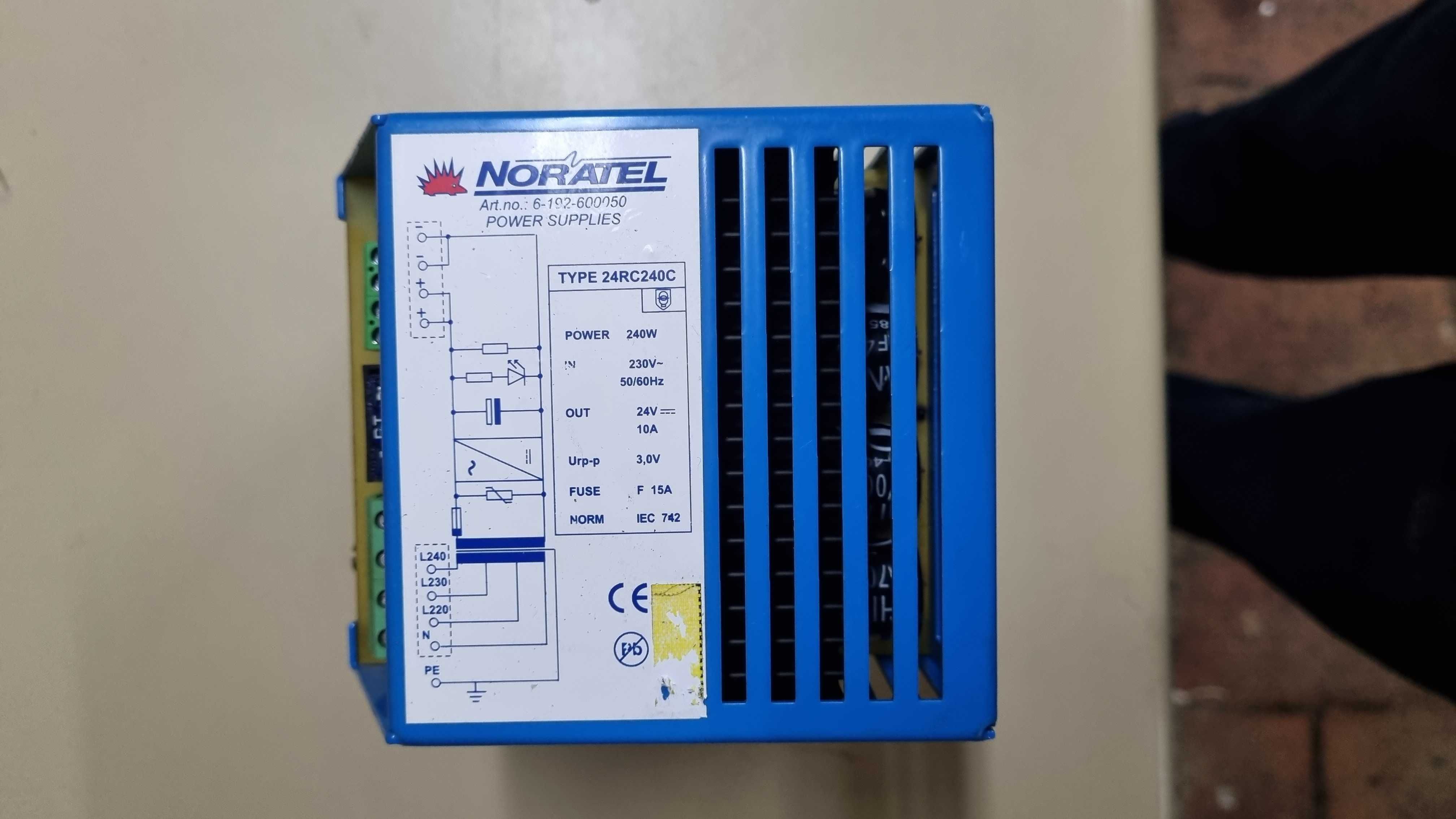 Noratel 24RC240C Zasilacz AC DC zasilacz 10 A 230V 24 VDC