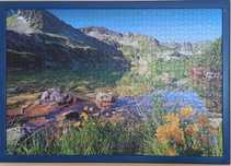 Puzzle Tatry - Wielki Staw 1500 elementów TREFL 26089 Rama Obraz