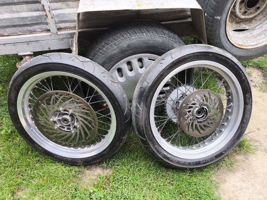 Koła sm17 tarcze zębatka komplet